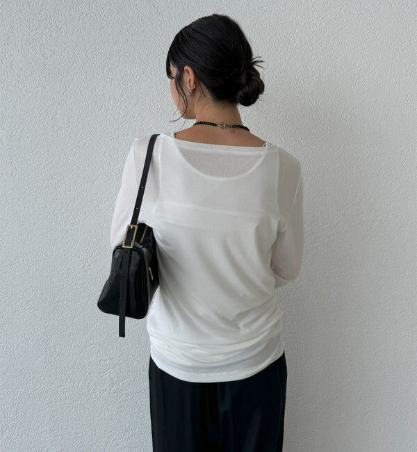  「【MYSELFbyRD（マイセルフバイリヴドロワ）】baseLongTee」|Tシャツ・カットソー|