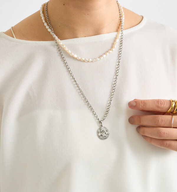  「【R.good(アールドットグッド)】コインロングネックレス」|ネックレス|