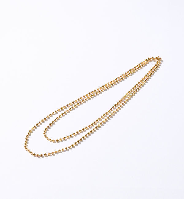  「【R.good(アールドットグッド)】120ｃｍボールチェーンアジャストネックレ」|ブローチ・コサージュ|