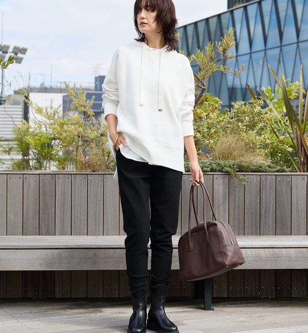  「【収納力◎】ロングハンドルレザーボストン」|ショルダー・メッセンジャー|