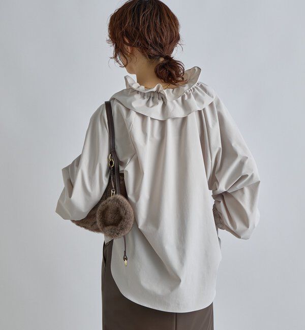  「【リバイバル】ドロストフリルカラーブラウス」|シャツ・ブラウス|