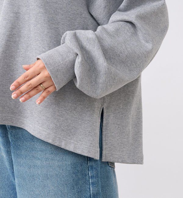  「【新色追加/抜け感◎】ハーフZIPスウェット」|Tシャツ・カットソー|