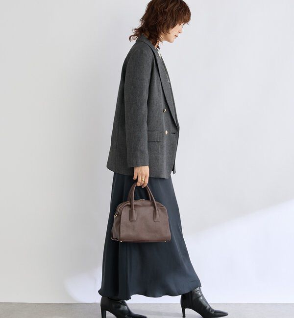  「【美シルエット】シャークスキンピークドラペルジャケット」|テーラードジャケット|