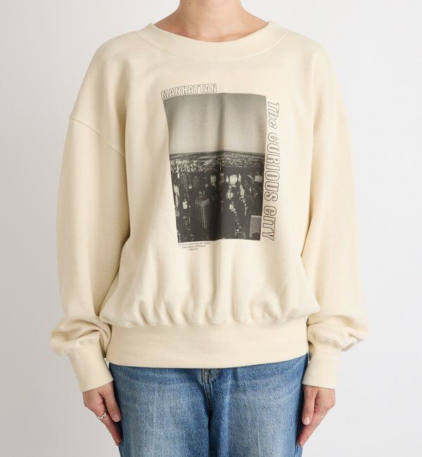  「【大人カジュアルに】2wayPhotoスウェット」|Tシャツ・カットソー|