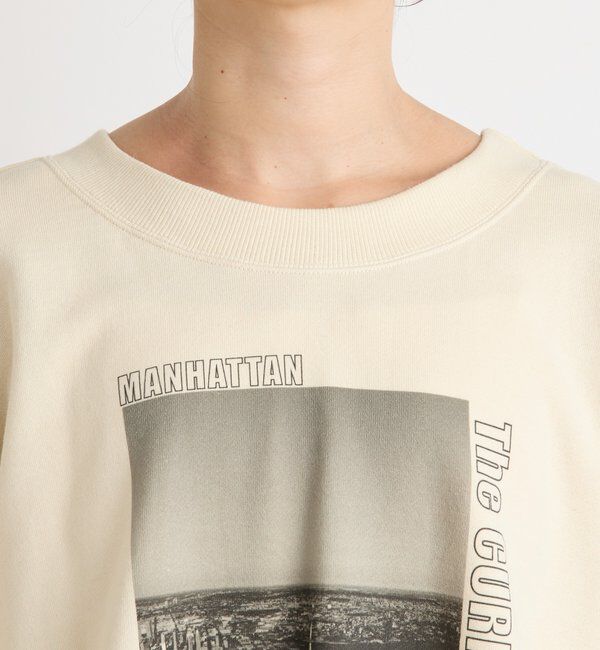  「【大人カジュアルに】2wayPhotoスウェット」|Tシャツ・カットソー|