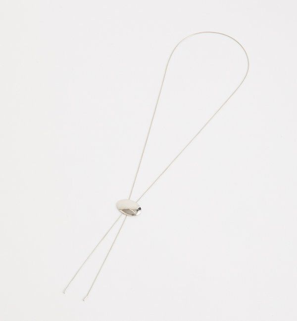  「【スタイリングのポイントに】ループタイネックレス」|ブローチ・コサージュ|