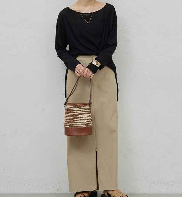  「【La nature linge】オーバーシアーロンT」|Tシャツ・カットソー|