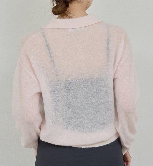  「シアーモヘヤポロニット」|ニット・セーター|