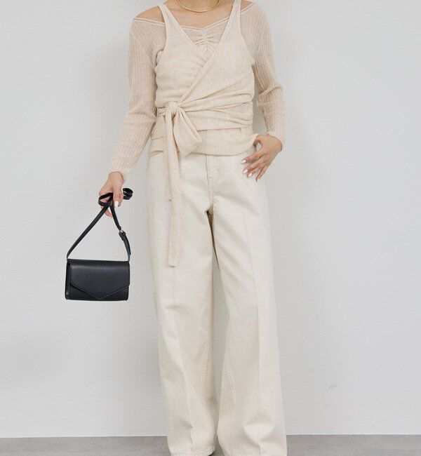  「【アンサンブル対応】オフショルダーニット」|ニット・セーター|