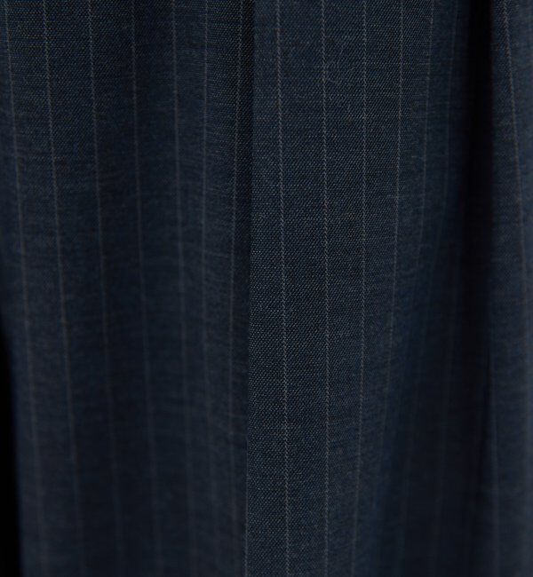  「【手洗い可能】【3サイズ展開】ストライプダブルタックパンツ」|チノ|