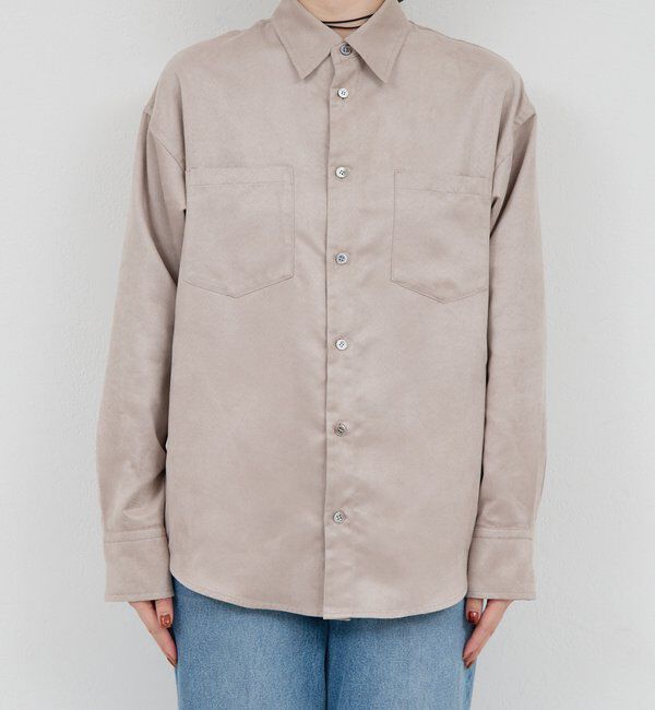 「フェイクスエードシャツ」|シャツ・ブラウス|