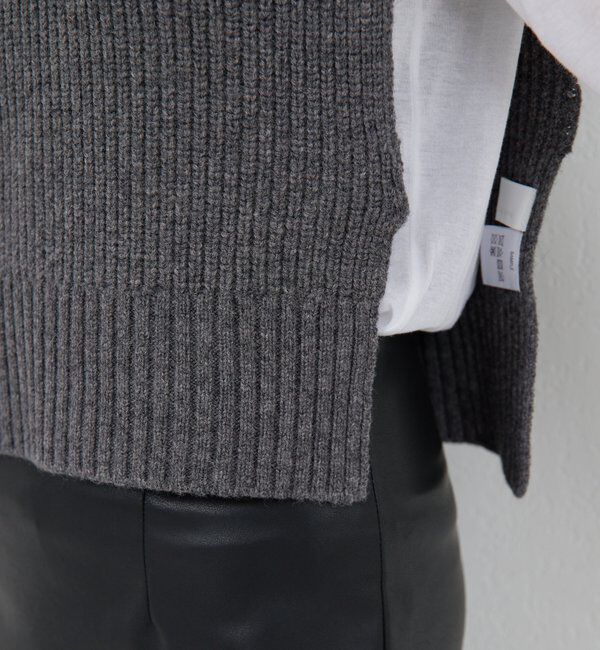  「レイヤードニットベスト」|ニット・セーター|