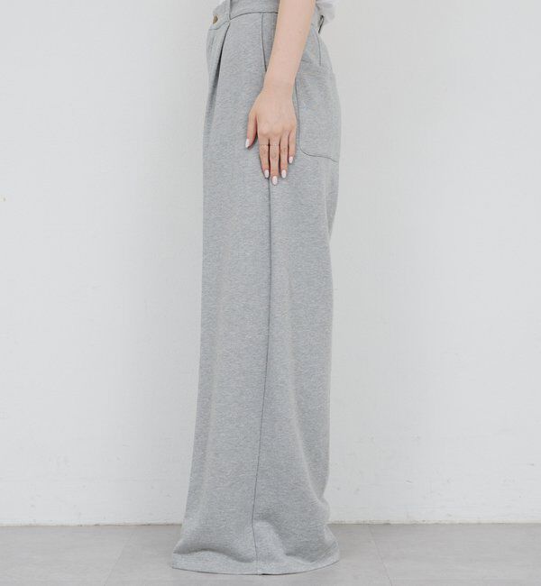  「【HERITANOVUM】 テリータックワイドパンツ」|チノ|