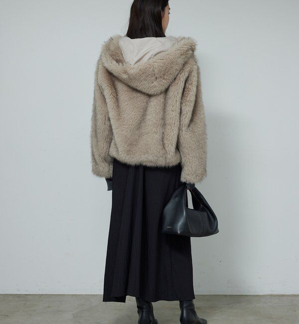  「エコファーフーディーブルゾン」|ブルゾン・スタジャン|