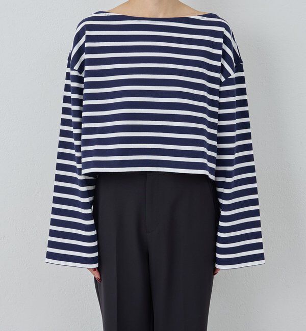  「【大人カジュアルの必需品】ボーダーバスクシャツ」|Tシャツ・カットソー|