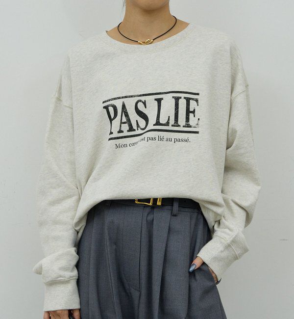  「PASLIEロゴスウェット」|Tシャツ・カットソー|オフホワイト