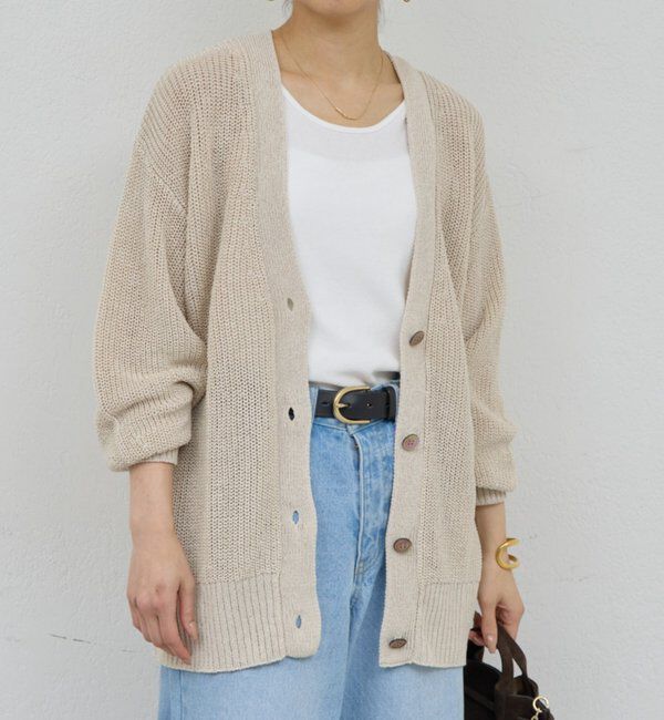  「MIXヤーンカーデ」|ニット・セーター|
