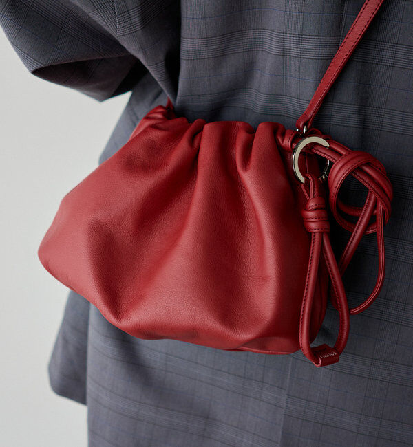  「レザー巾着4WAYショルダーバッグ」|ショルダー・メッセンジャー|