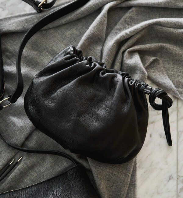  「レザー巾着4WAYショルダーバッグ」|ショルダー・メッセンジャー|