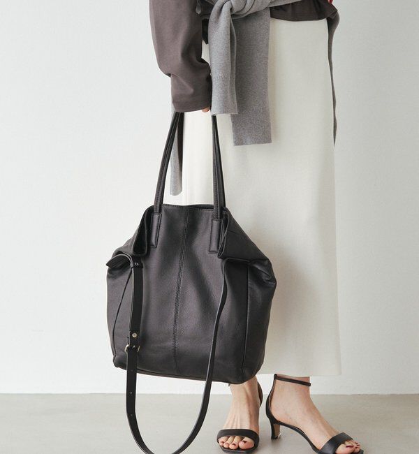  「レザー2WAYトートバッグ」|トートバッグ|
