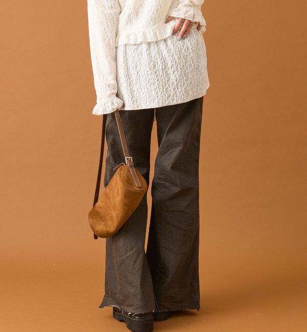  「スリットフレアデニム」|デニム|