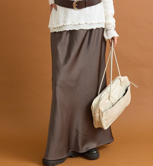  「サテンマーメイドスカート」|スカート|