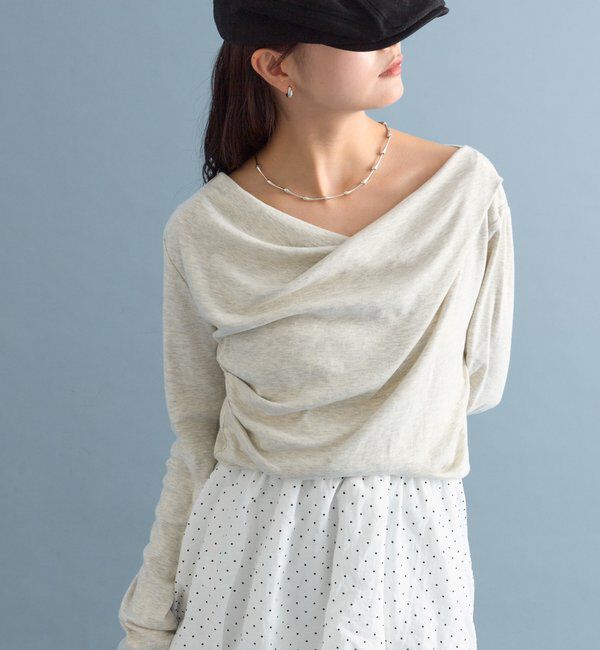  「オフショルロンT」|Tシャツ・カットソー|