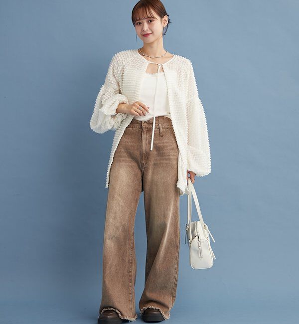  「【@akane__11.1企画】フリンジシェイプチュニック」|シャツ・ブラウス|