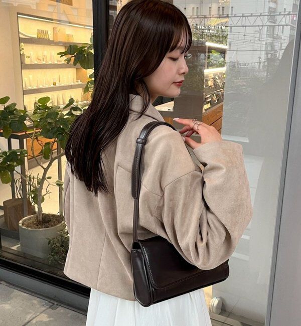  「フェイクスウェードショートブルゾン」|その他|