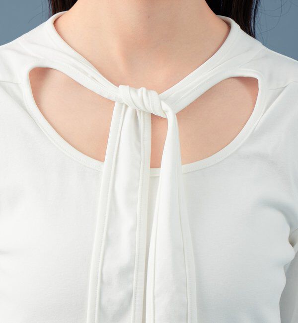  「ボウタイカットソー」|Tシャツ・カットソー|