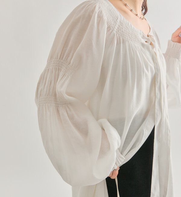  「ボウタイスキッパーブラウス」|シャツ・ブラウス|