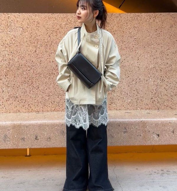  「レースサテンキャミソール」|シャツ・ブラウス|