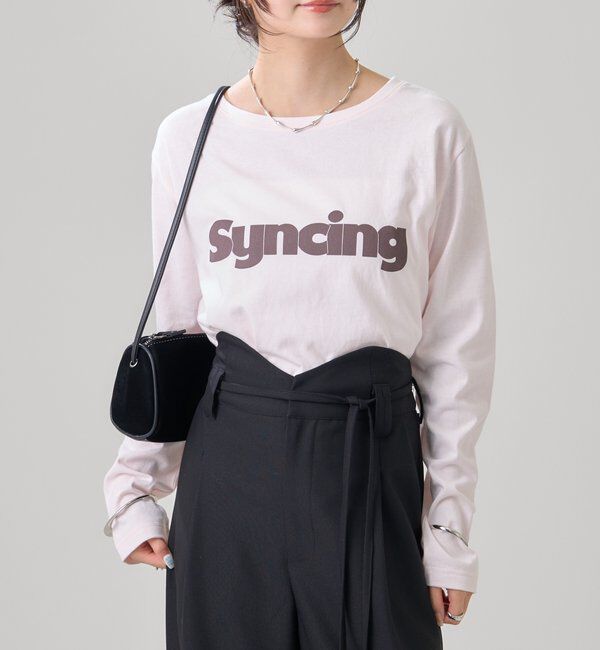  「ロゴチビロングTシャツ」|Tシャツ・カットソー|