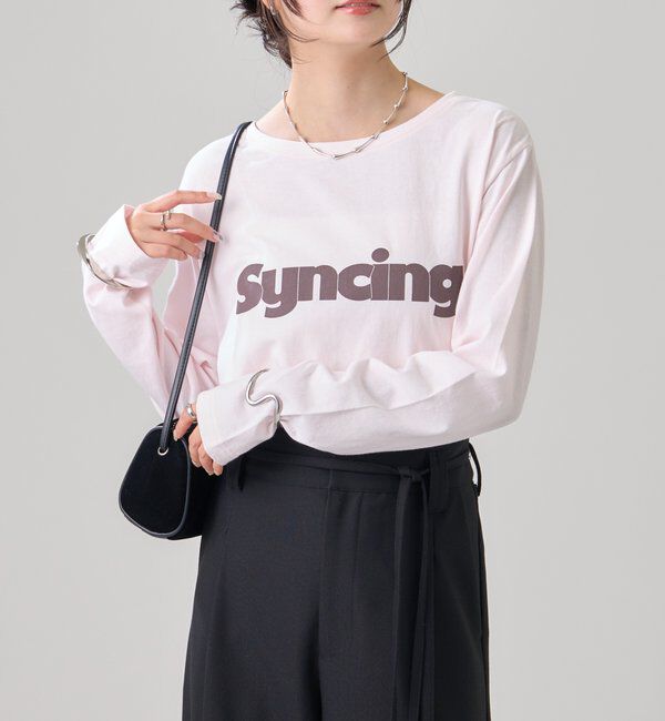  「ロゴチビロングTシャツ」|Tシャツ・カットソー|