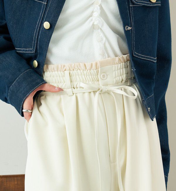  「Wベルトパンツ」|チノ|