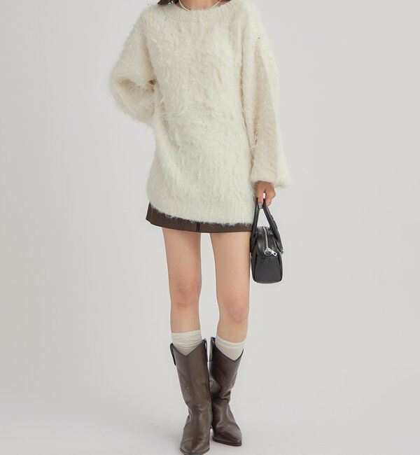  「ふわふわシャギーニット」|ニット・セーター|