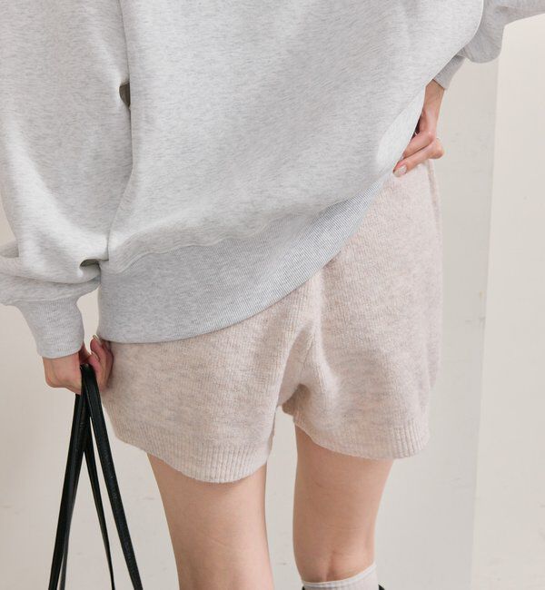  「プレート付きニットパンツ」|チノ|