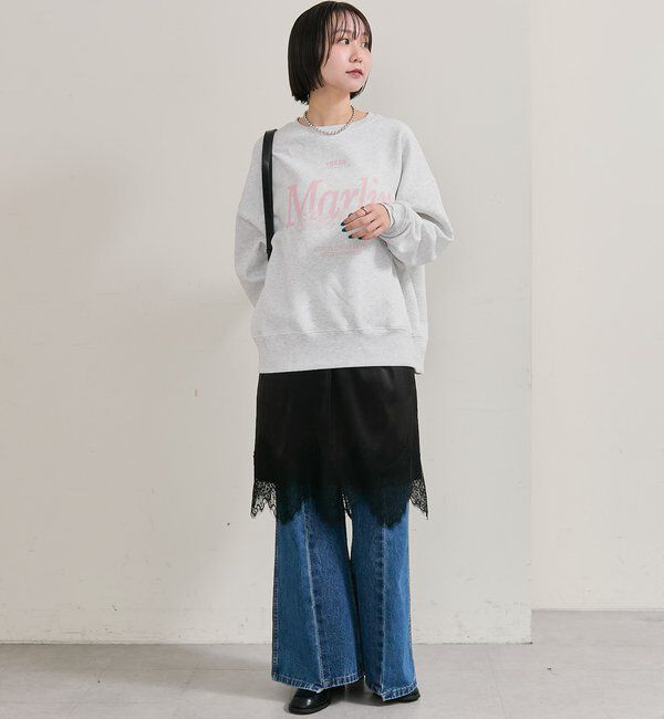  「裾レースマルチスカート」|スカート|