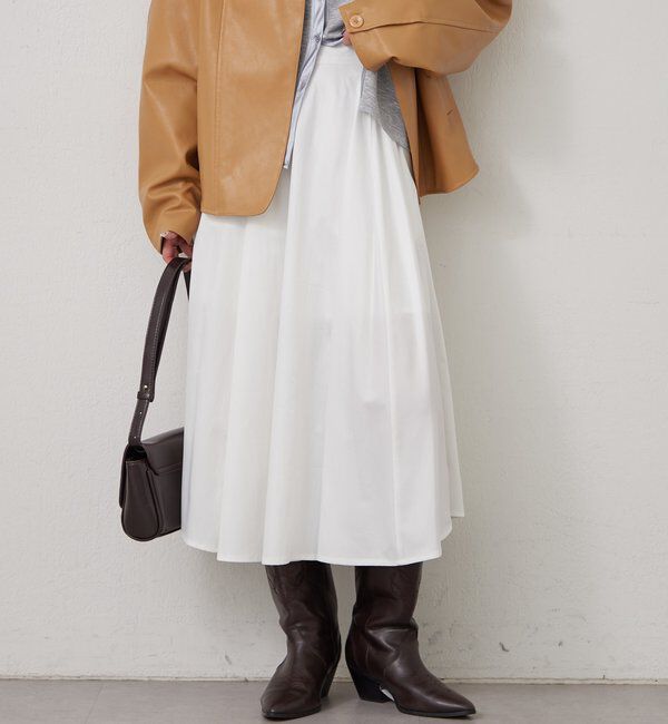  「フレアミドルスカート」|スカート|