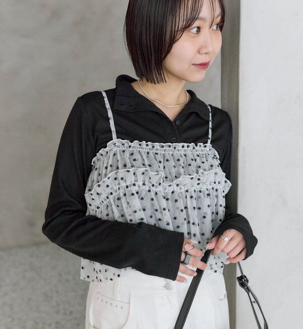 「フラワーチュールビスチェ」|シャツ・ブラウス|