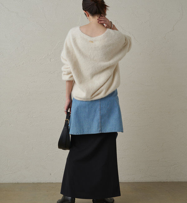  「FURカシミヤVニット」|ニット・セーター|