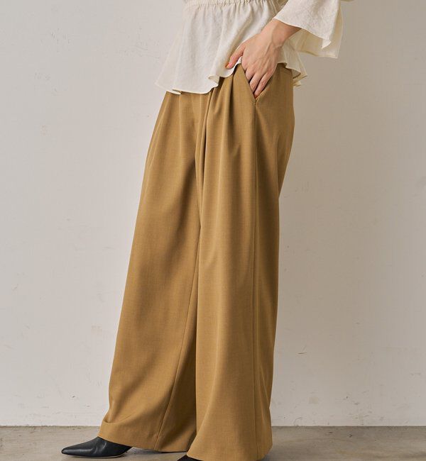  「3タックワイドパンツ」|チノ|