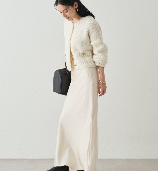  「【20周年限定】イタリアヤーン手編みニットカーデ」|ニット・セーター|