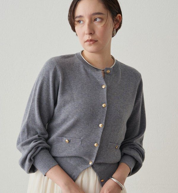  「ウールカシミヤニットカーデ」|ニット・セーター|