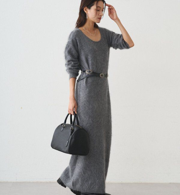  「シャギーニットワンピース」|ワンピース|