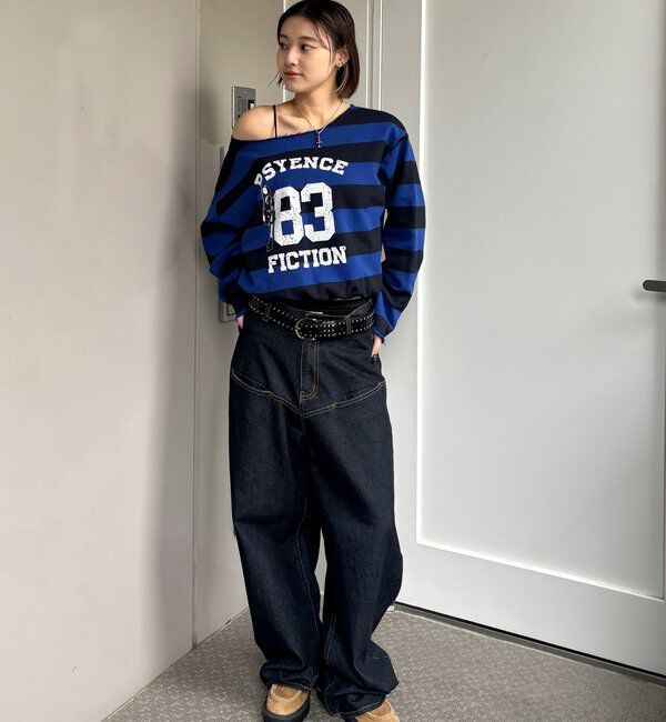  「エリオットナンバリングワンショルダースウェット」|Tシャツ・カットソー|