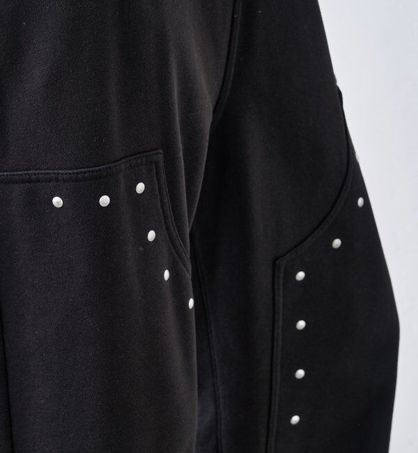  「スタッズ裏毛デザインパンツ / 【新色グレー追加】」|チノ|