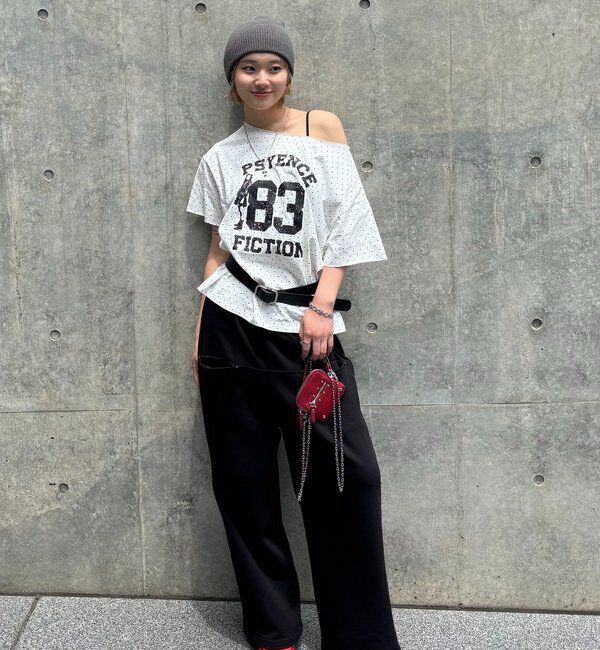  「【新色追加】エリオットオフショルTEE」|Tシャツ・カットソー|