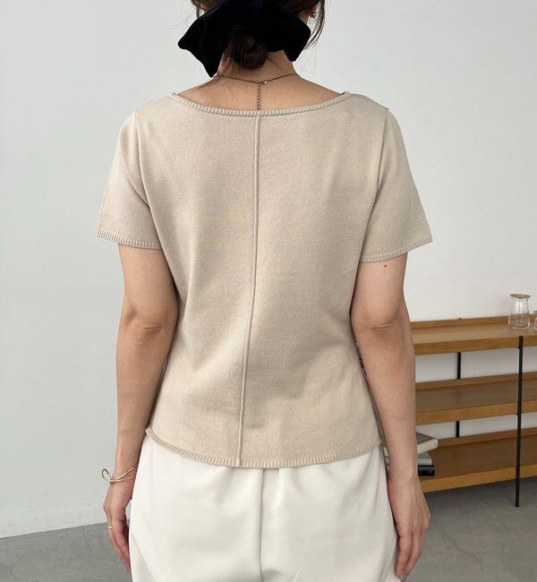  「フリルボタンチビ袖カーディガン」|カーディガン|