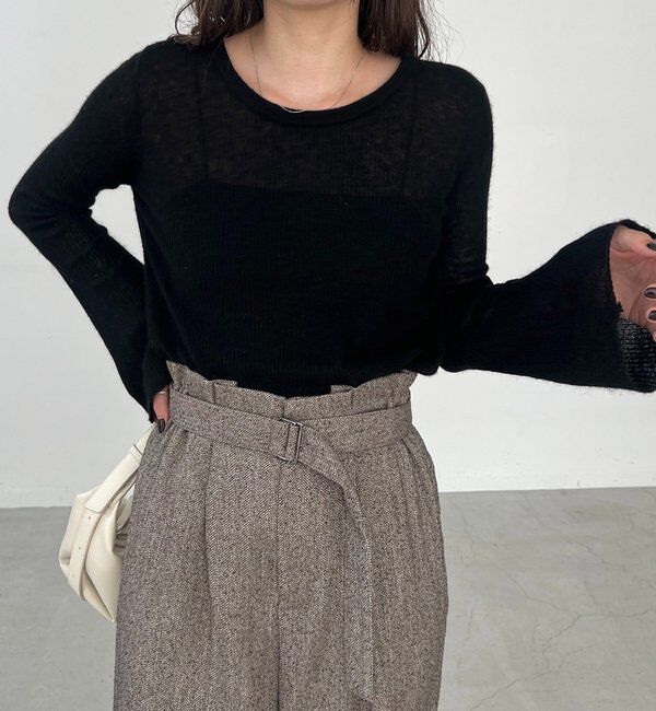  「〈C.L〉カシミアウールフレアスリーブニット」|ニット・セーター|